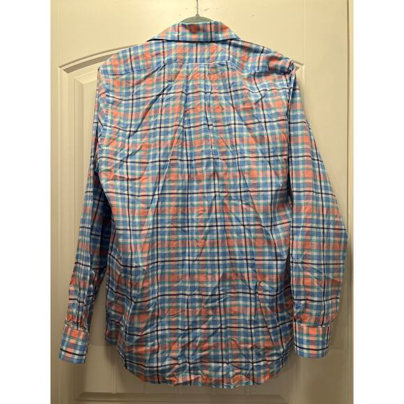 Vineyard Vines Men’s Slim Fit Tucker Cotton Casual Collared Shirt Sz M Blue Pink - Picture 4 of 4
